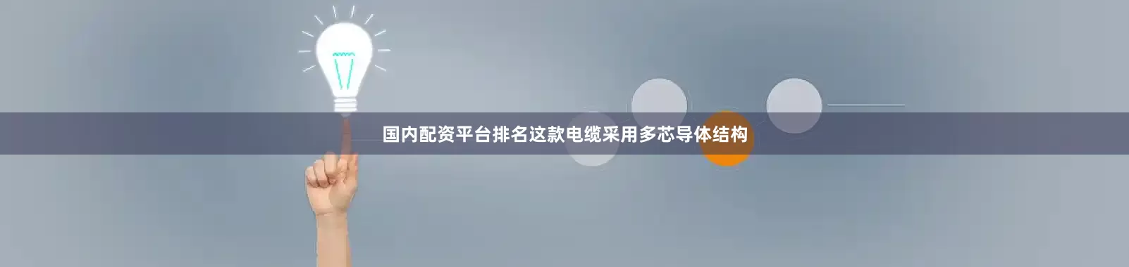 国内配资平台排名这款电缆采用多芯导体结构